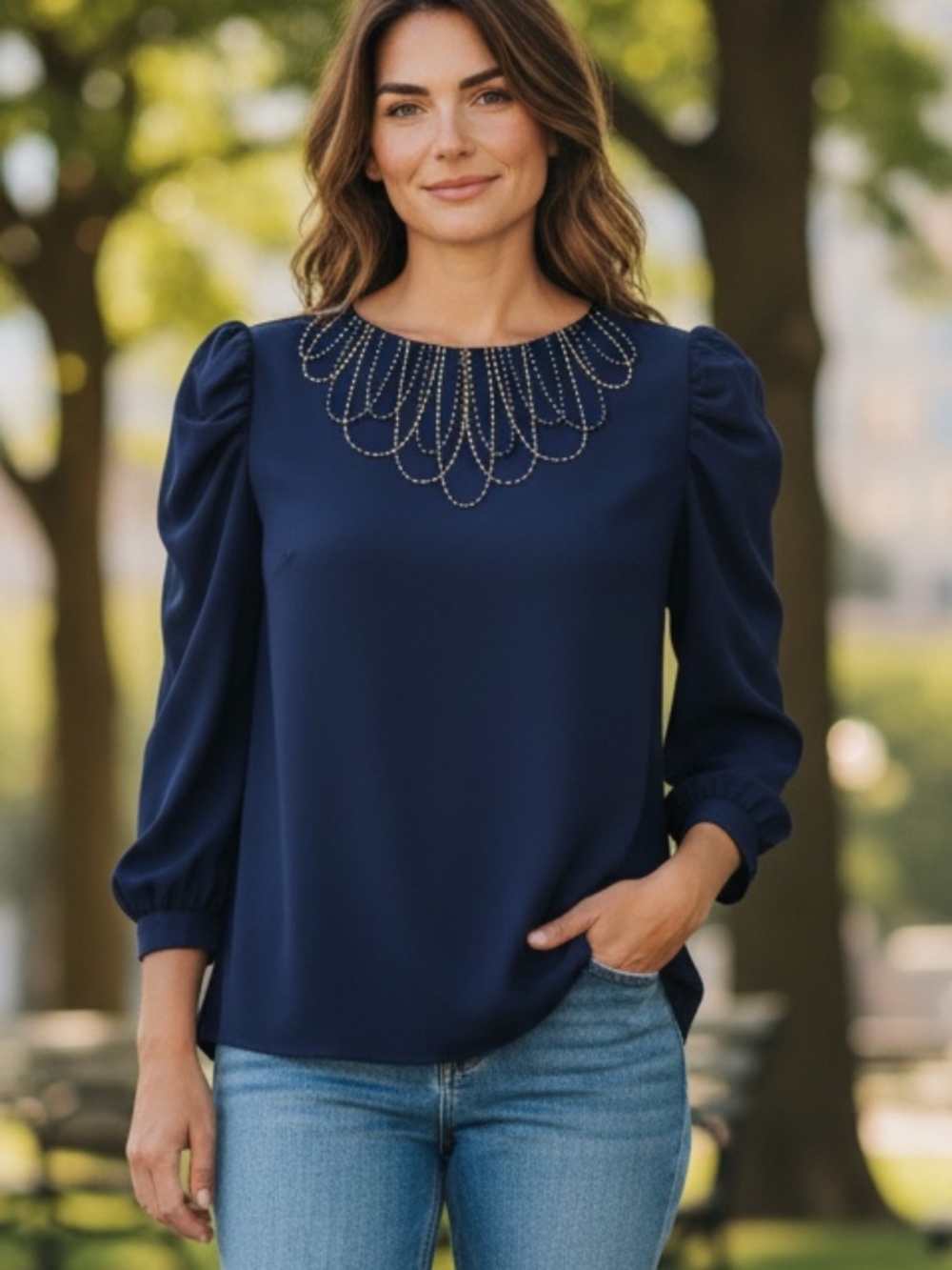 Susan Graver Artisan top
